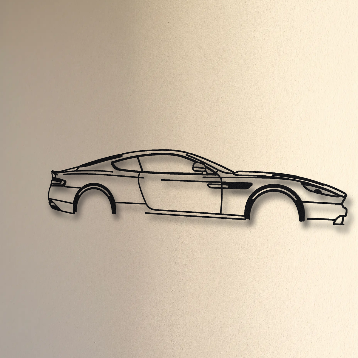 2016 Aston Martin DB9 GT floating mount drop-shadow detail