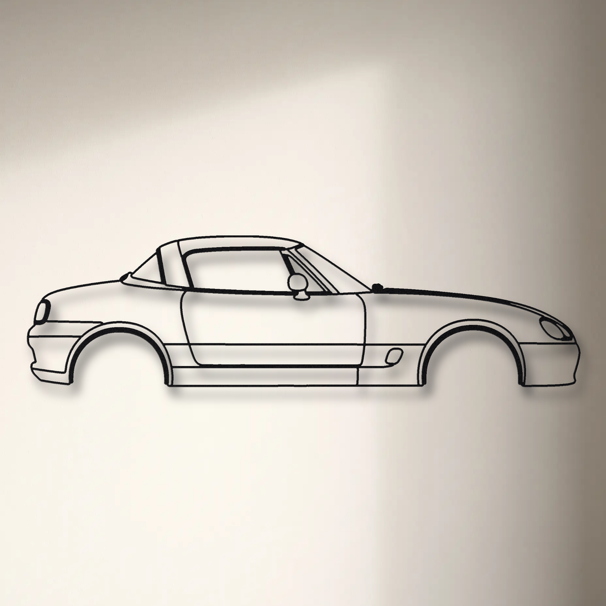 Suzuki Cappuccino EA11R/EA21R floating mount drop-shadow detail