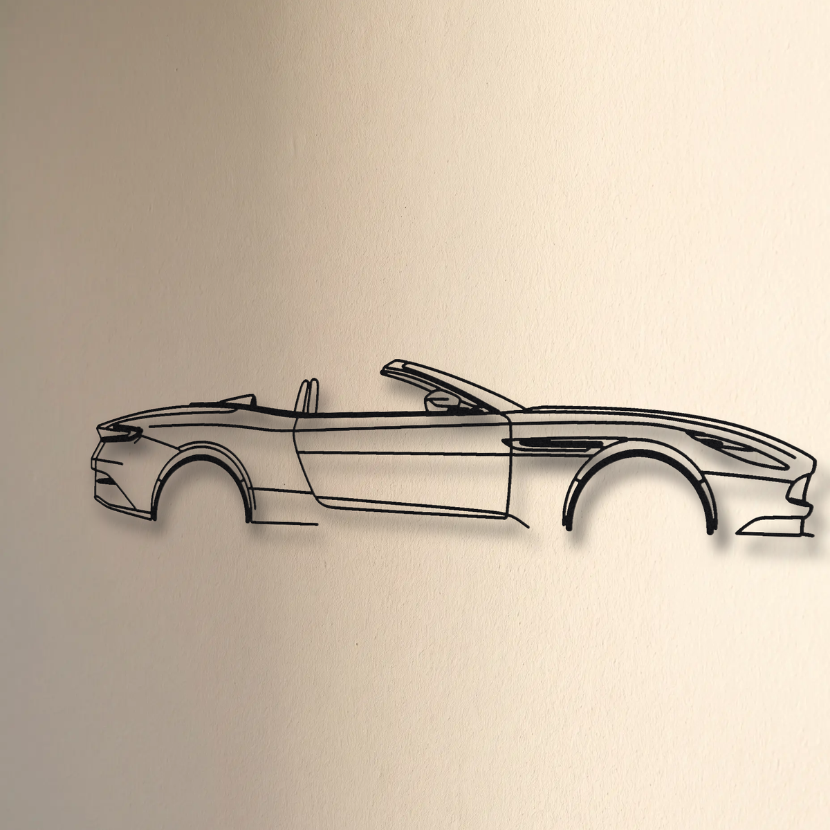 Aston Martin DB11 Volante floating mount drop-shadow detail