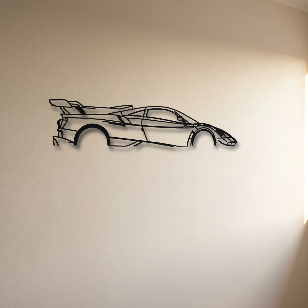 2020 Pagani Huayra Imola floating mount drop-shadow detail