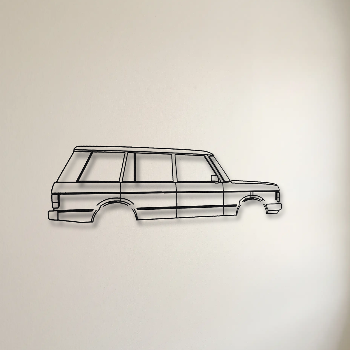 Land Rover Range Rover Classic floating mount drop-shadow detail