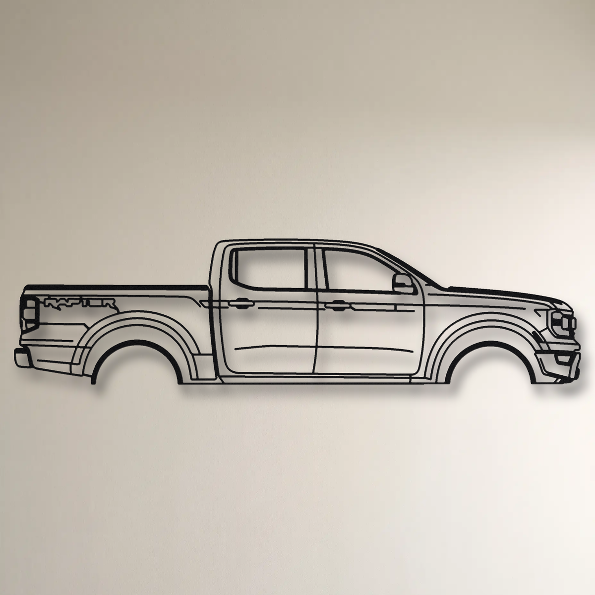 Ford Ranger Raptor floating mount drop-shadow detail