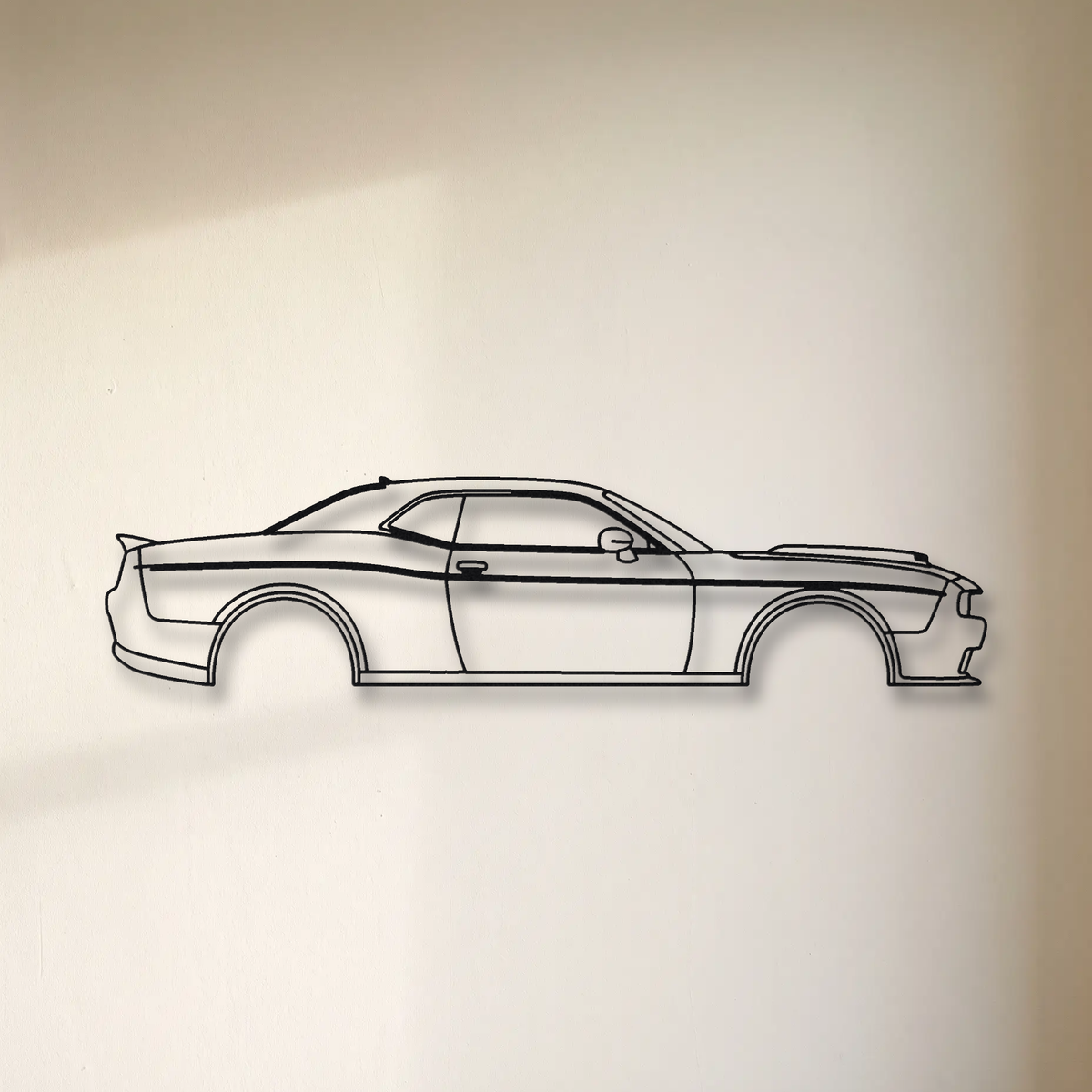 Dodge Challenger SRT Demon floating mount drop-shadow detail