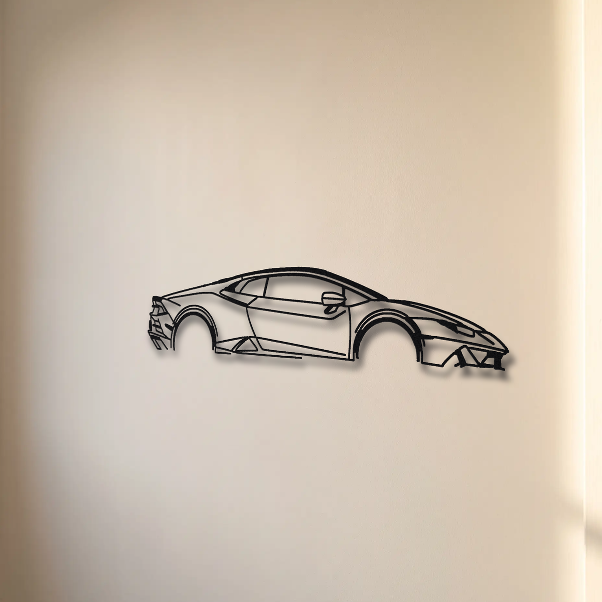 2020-22 Lamborghini Huracan EVO RWD LB724 floating mount drop-shadow detail