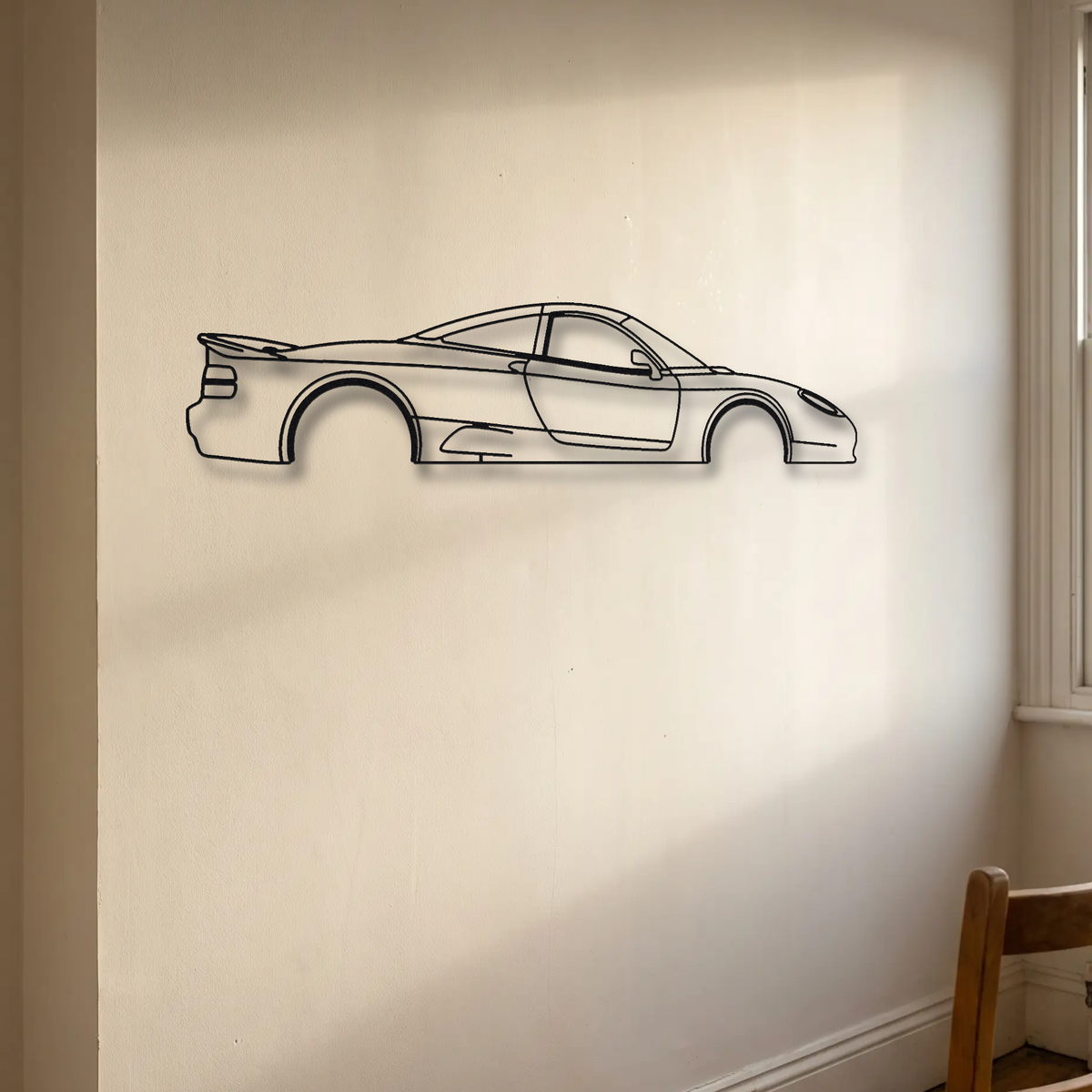 Jaguar XJR-15 floating mount drop-shadow detail