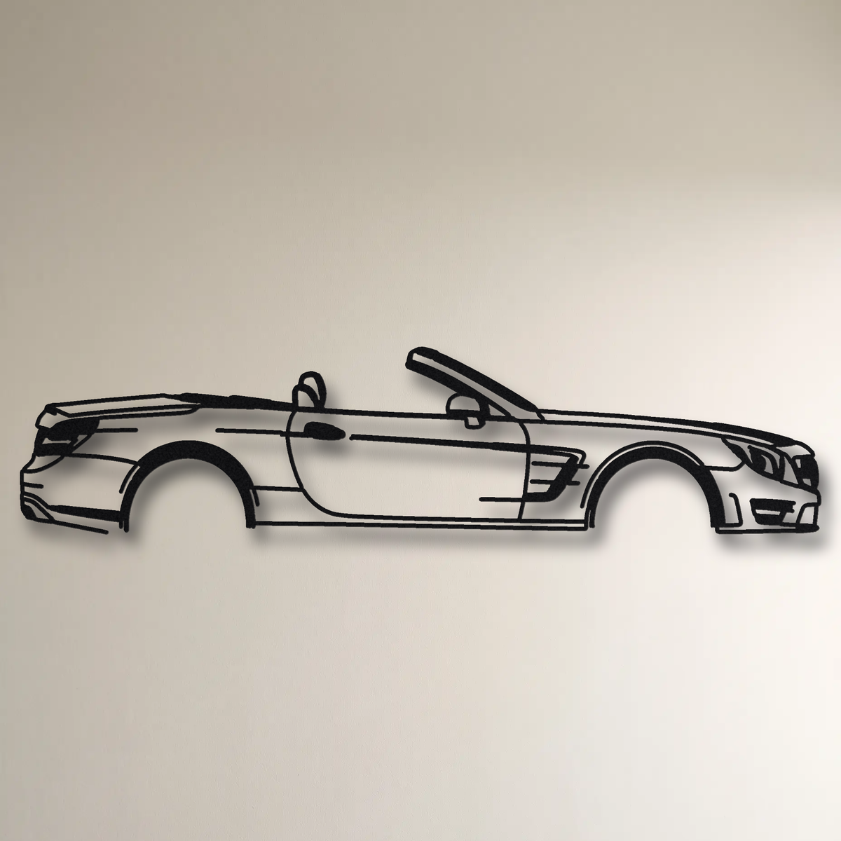 2013-20 Mercedes-AMG SL 63 AMG R231 floating mount drop-shadow detail