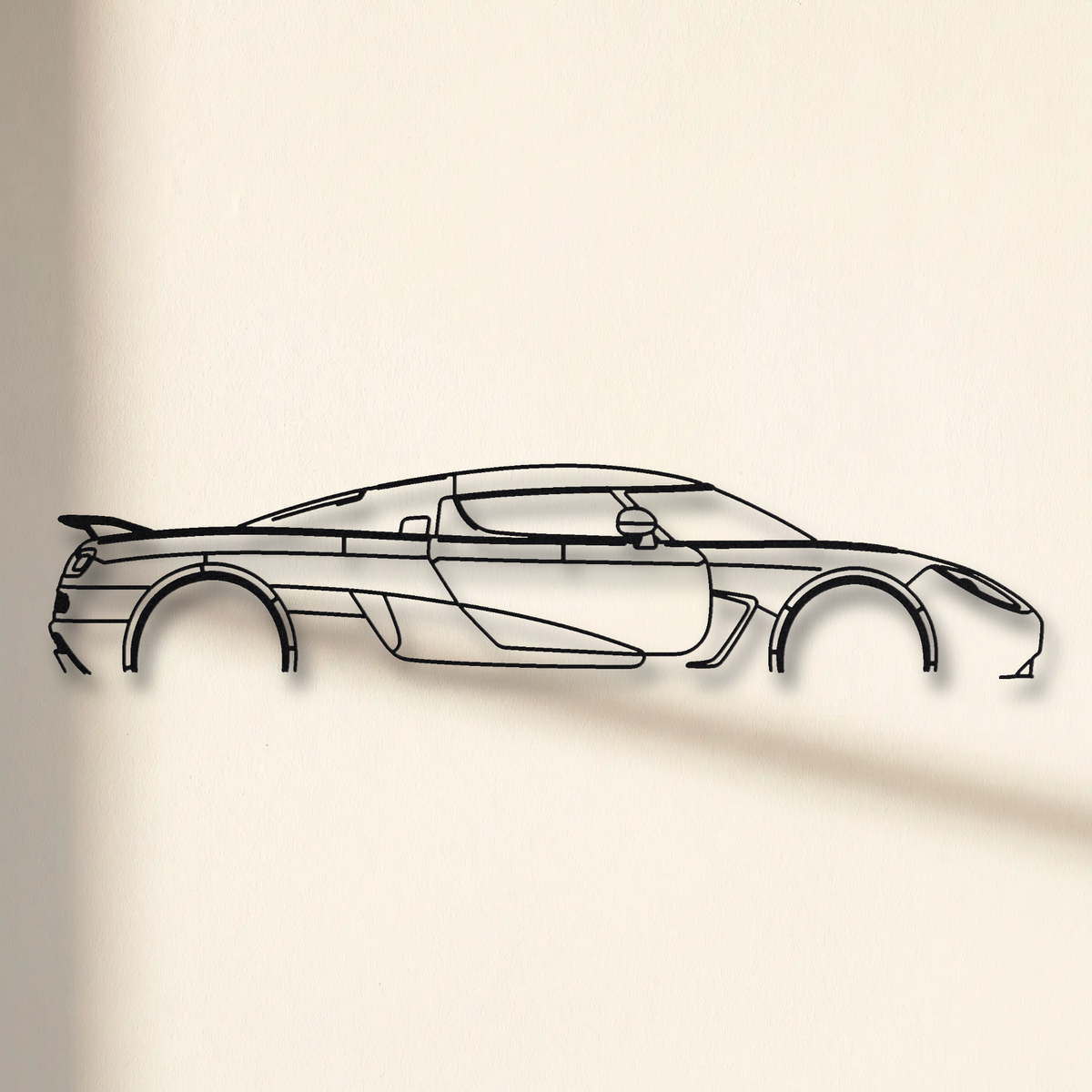 Koenigsegg Agera R floating mount drop-shadow detail