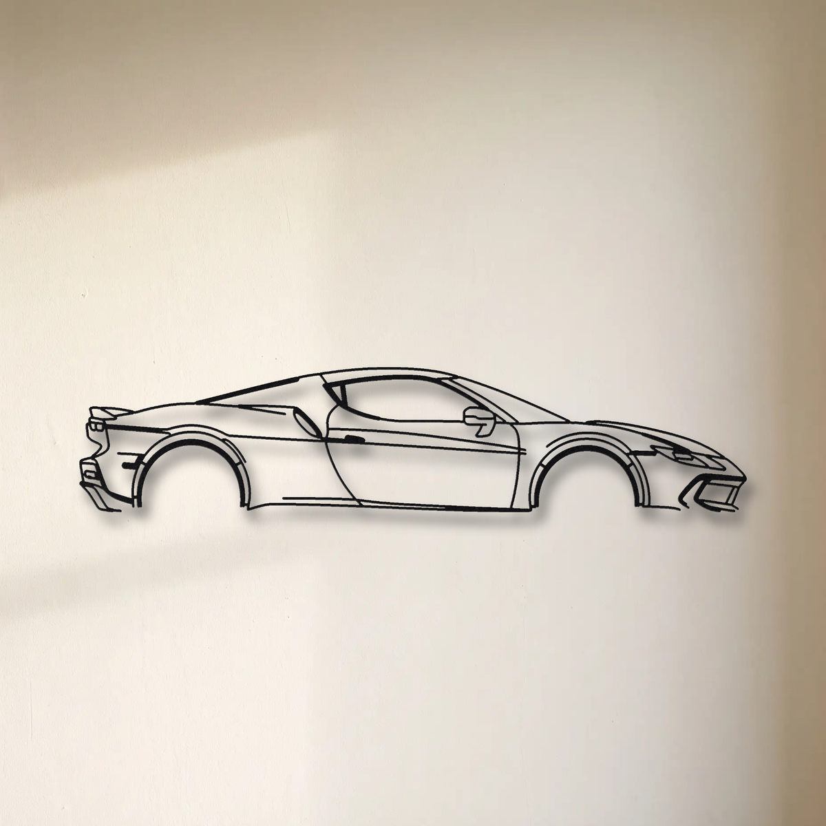 Ferrari 296 Speciale floating mount drop-shadow detail