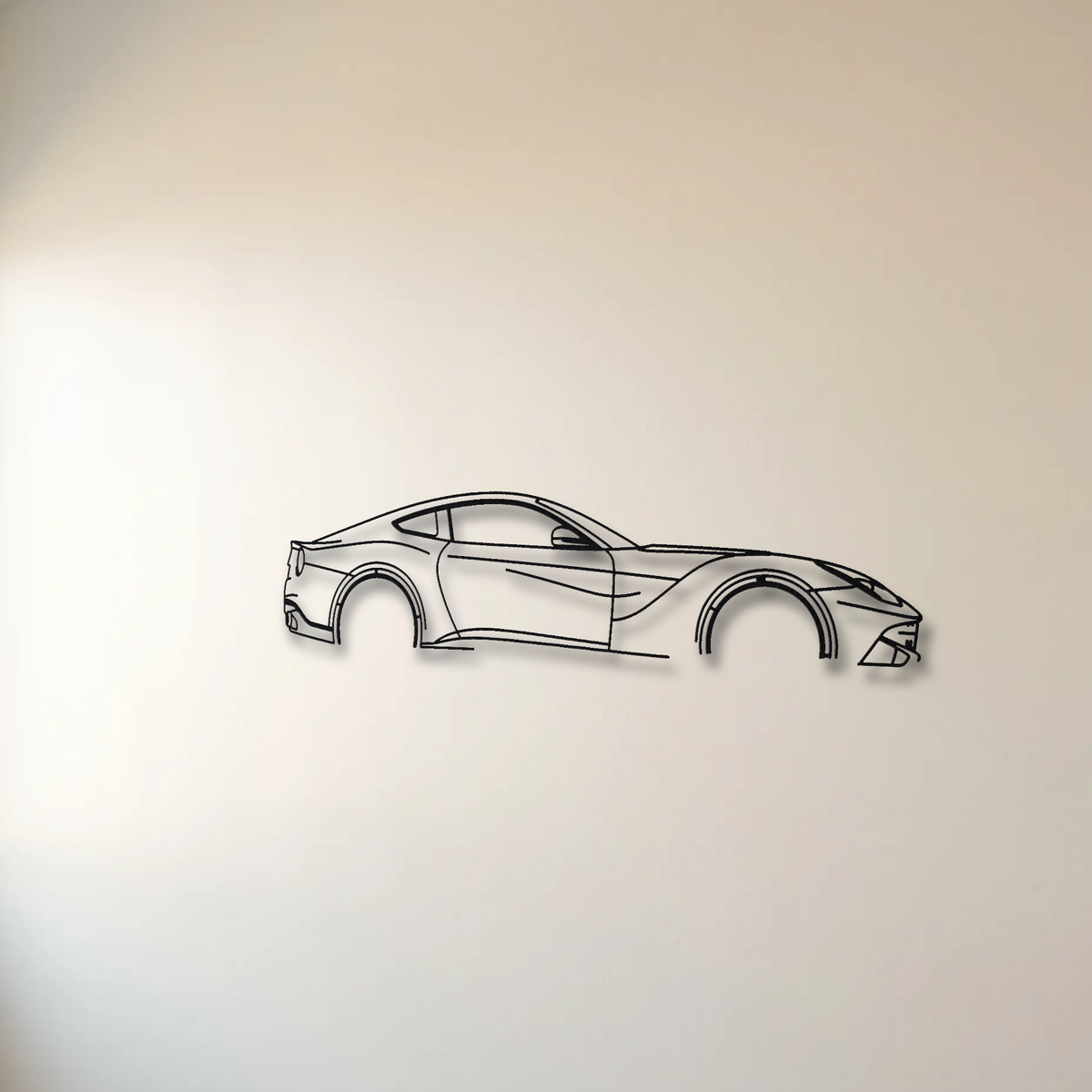 Ferrari F12berlinetta floating mount drop-shadow detail