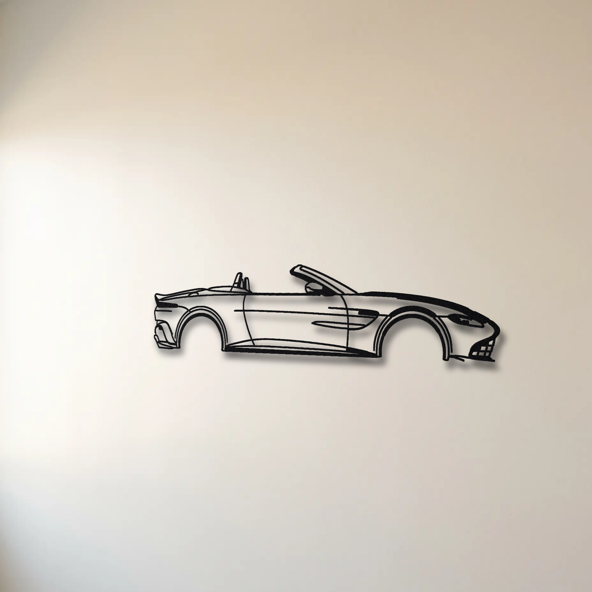 2022 Aston Martin V12 Vantage Roadster AM6 floating mount drop-shadow detail