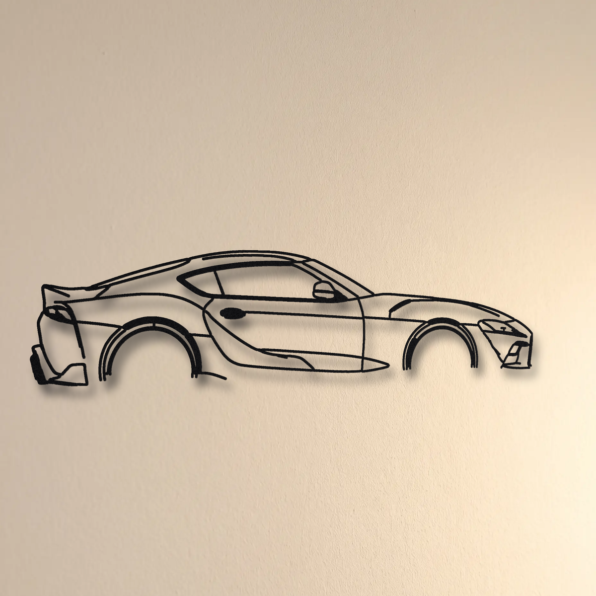 2023- Toyota GR Supra A91-MT / 3.0 A90 floating mount drop-shadow detail