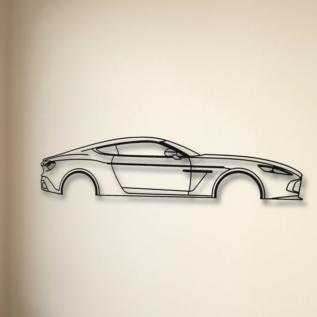 Aston Martin Vanquish Zagato floating mount drop-shadow detail