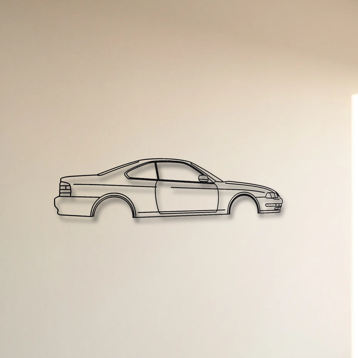 Honda Prelude BB1/BB4 Gen 4 floating mount drop-shadow detail