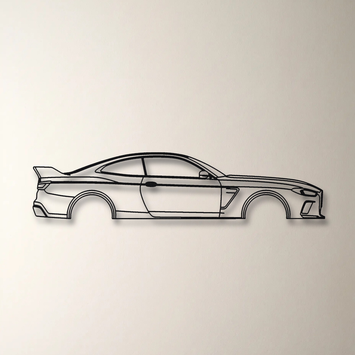 2023 BMW 3.0 CSL floating mount drop-shadow detail