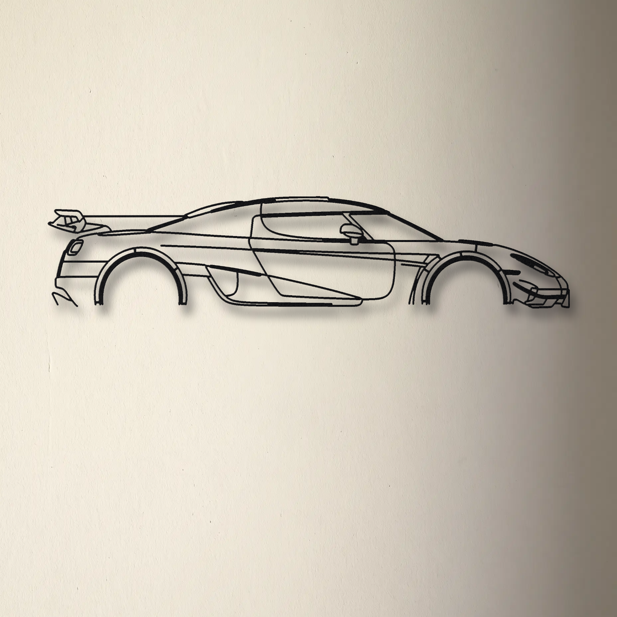 Koenigsegg One:1 floating mount drop-shadow detail