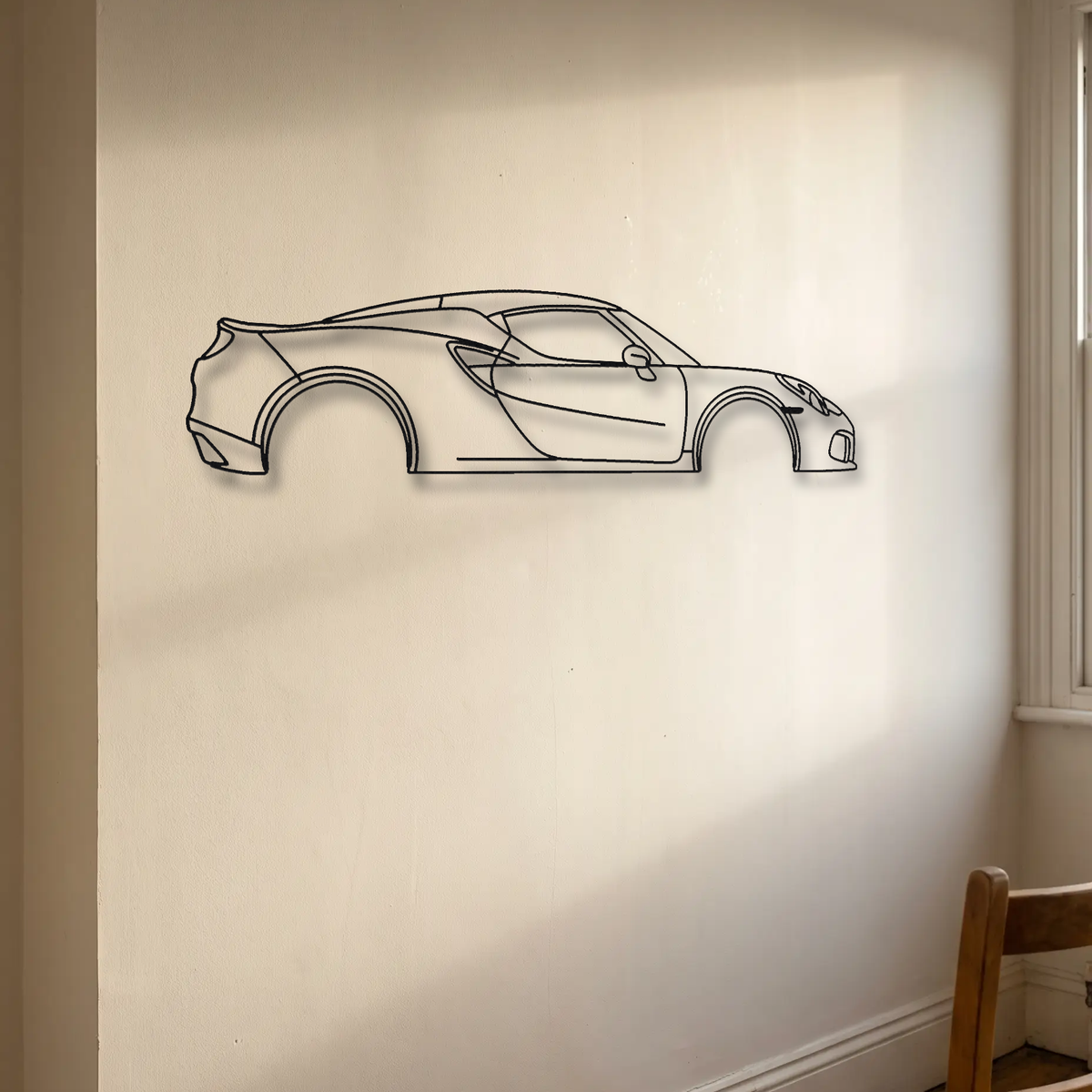 Alfa Romeo 4C Coupe floating mount drop-shadow detail
