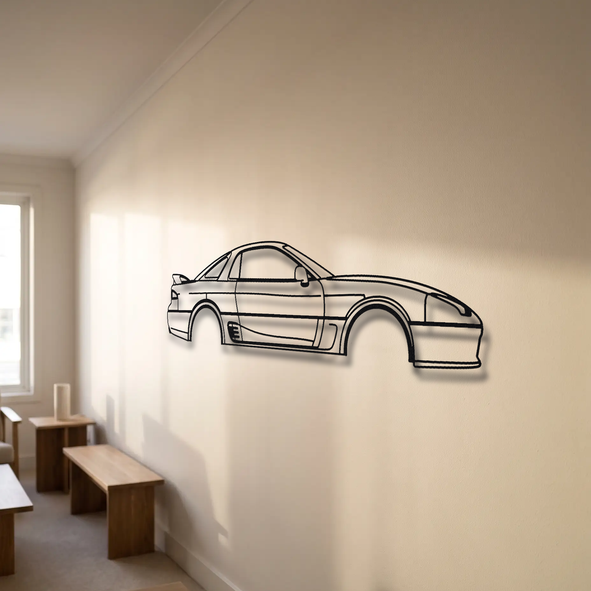 Mitsubishi 3000GT VR-4 Z16A/Z15A floating mount drop-shadow detail