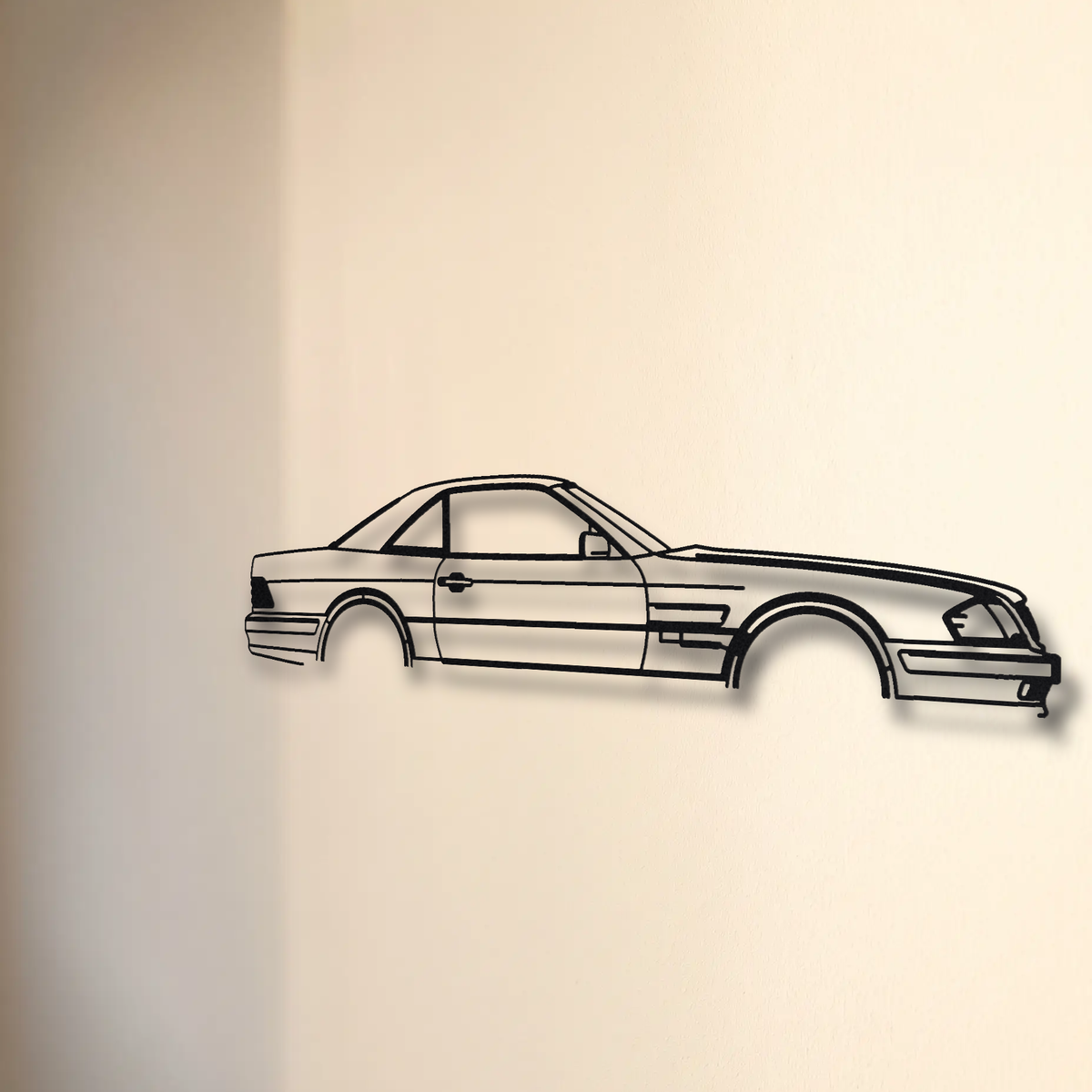 Mercedes-Benz SL 73 AMG R129 floating mount drop-shadow detail