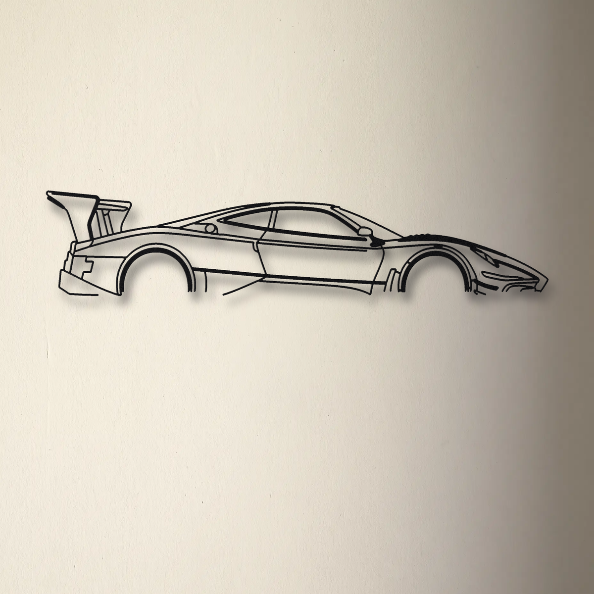 Pagani Zonda Revolución floating mount drop-shadow detail