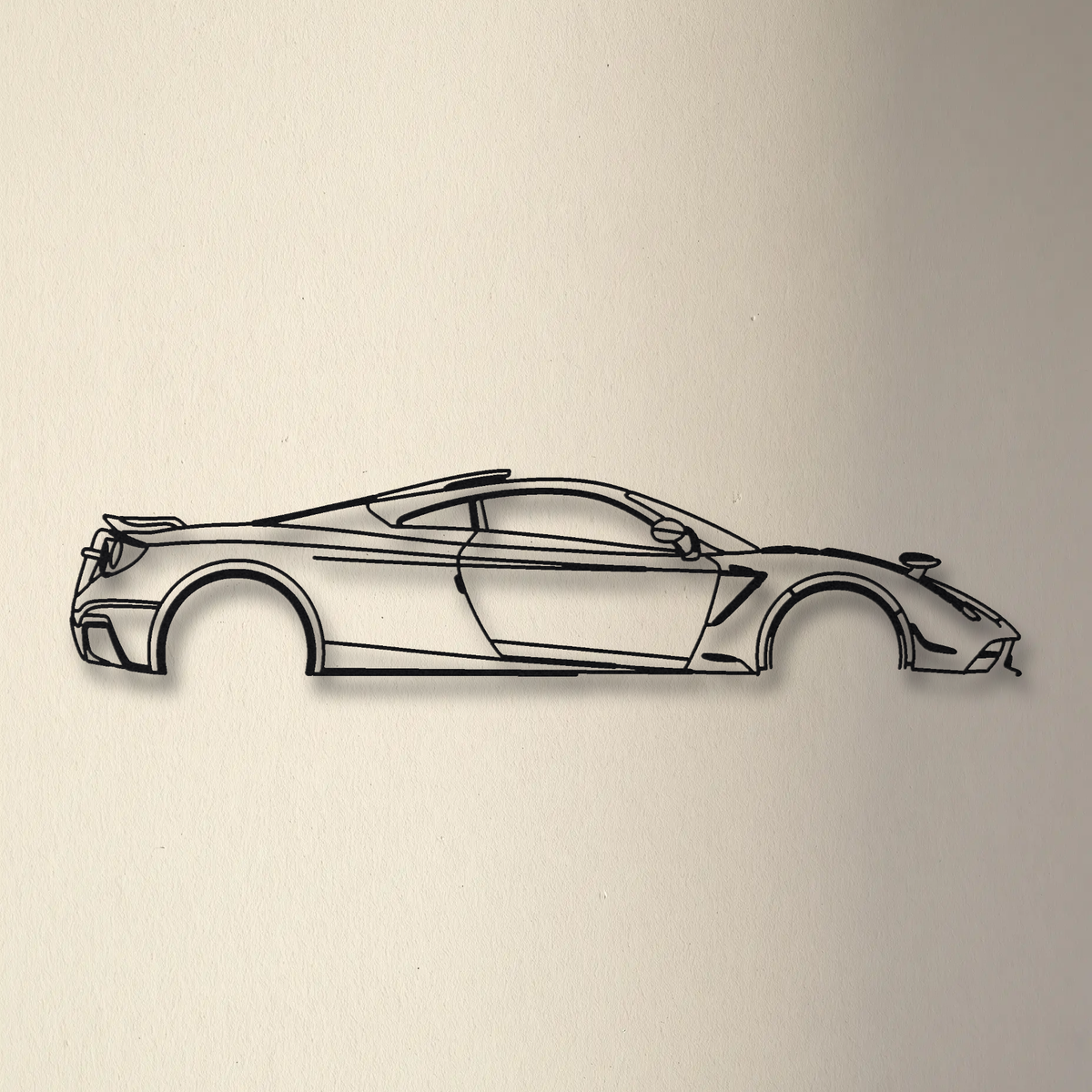 Pagani Huayra Epitome floating mount drop-shadow detail