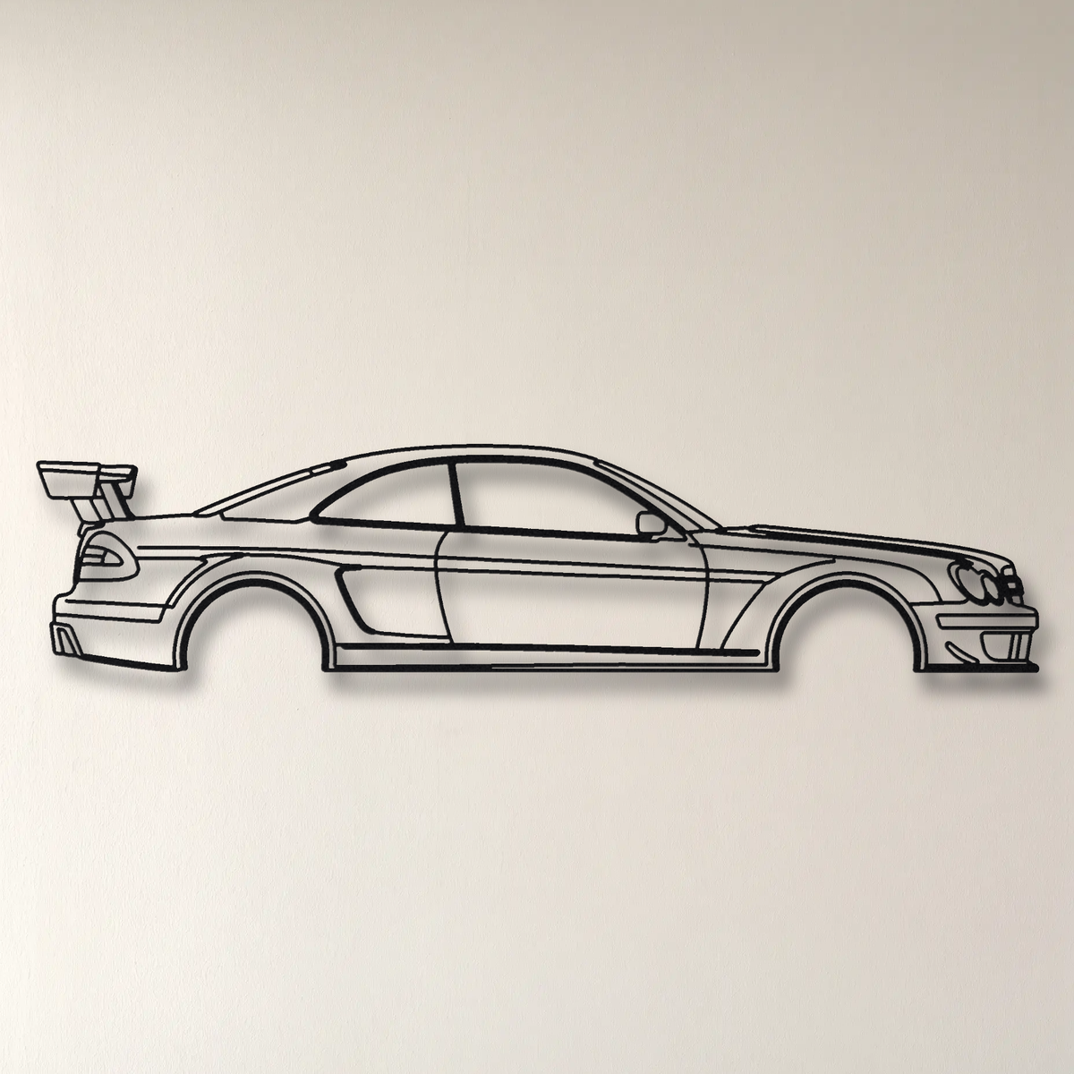Mercedes-Benz CLK DTM AMG floating mount drop-shadow detail