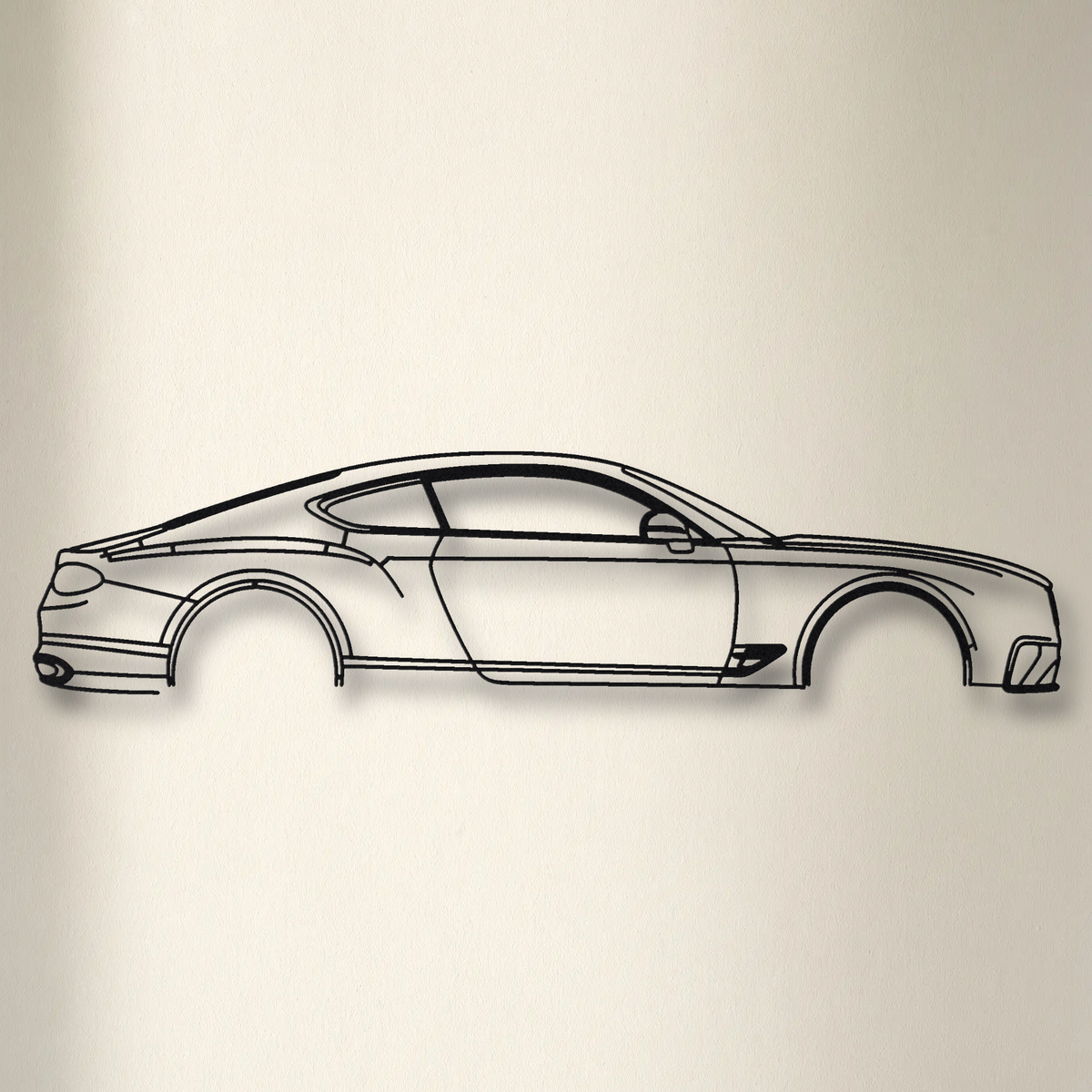 Bentley Continental Supersports Gen 2 floating mount drop-shadow detail