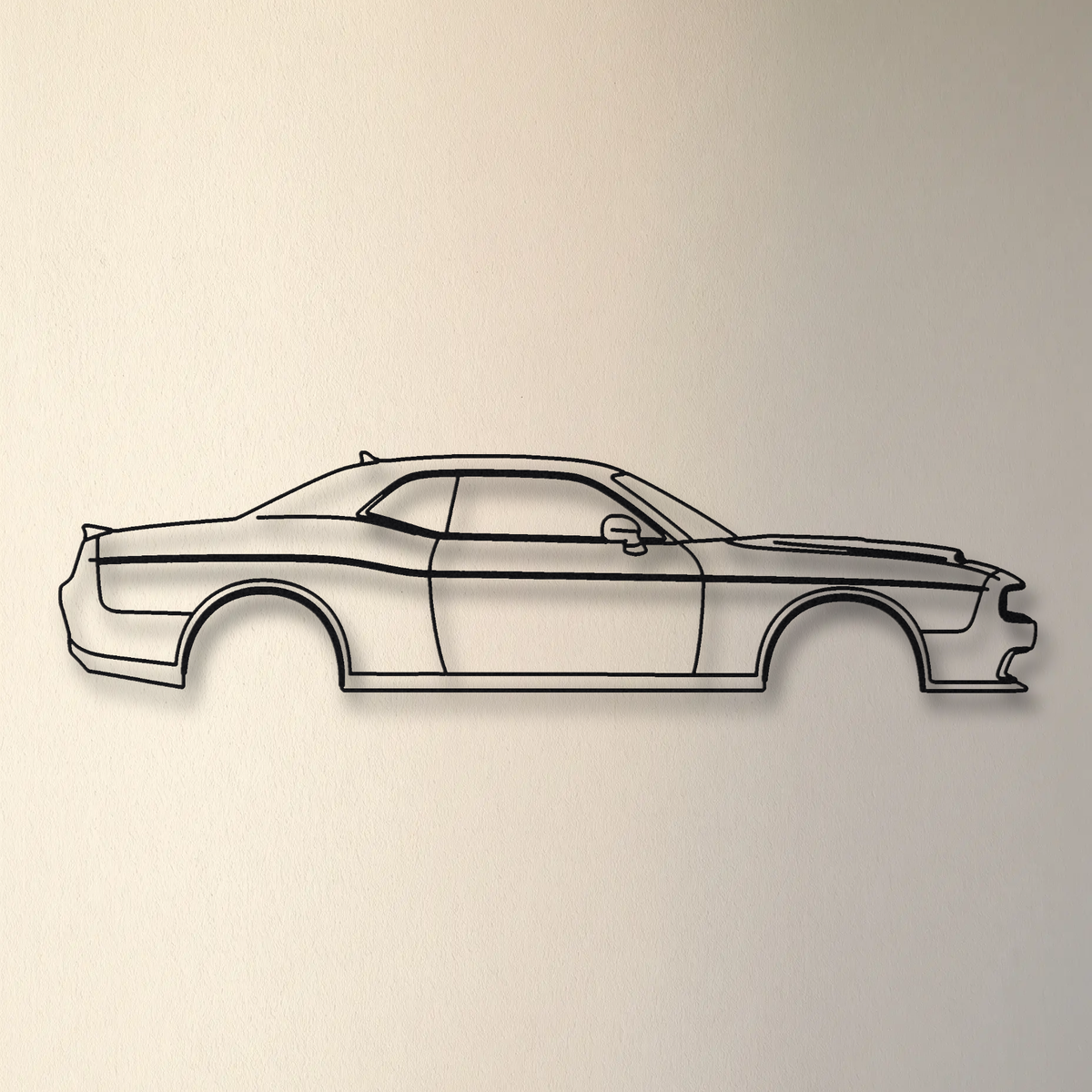 Dodge Challenger SRT Hellcat LA Narrowbody floating mount drop-shadow detail