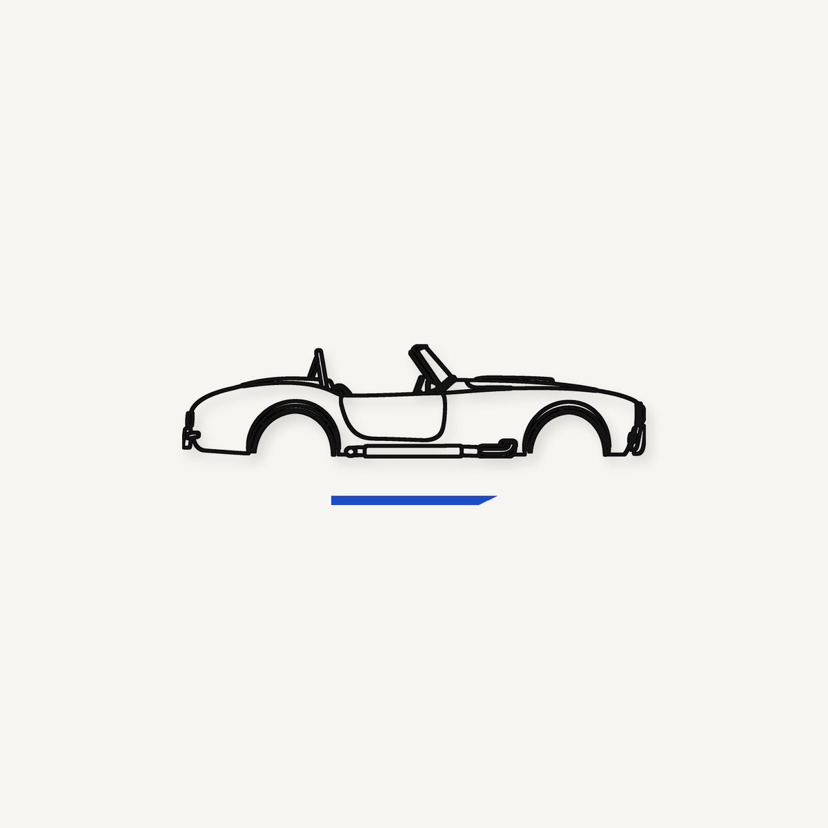 American muscle car metal wall art collection — laser-cut steel silhouette