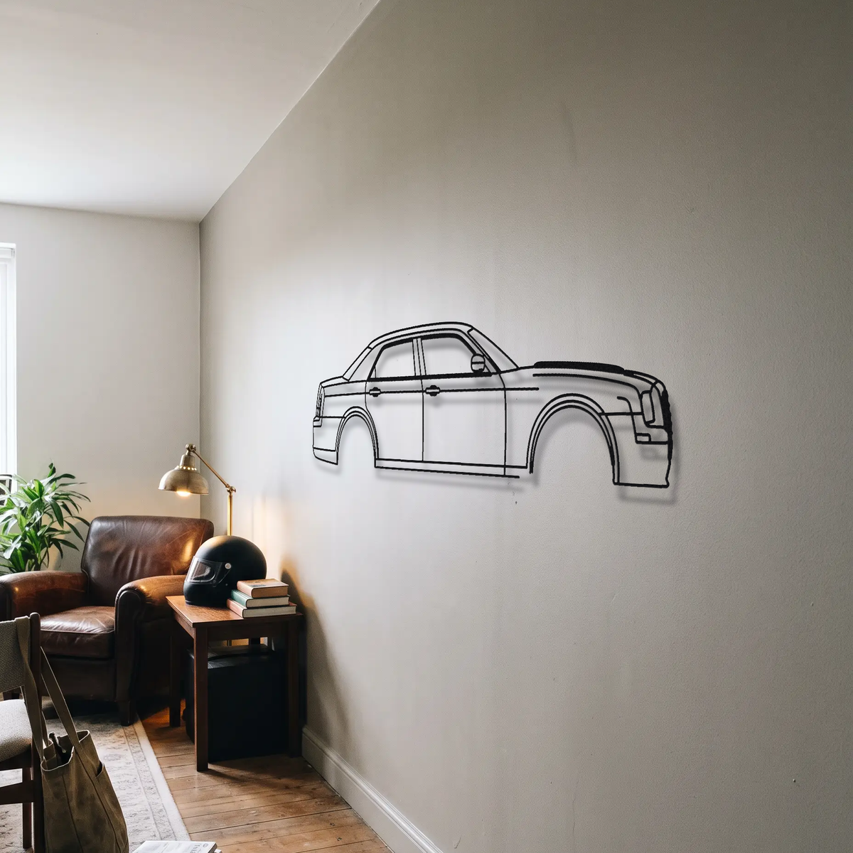Chrysler 300C SRT8 LX metal wall art room scene