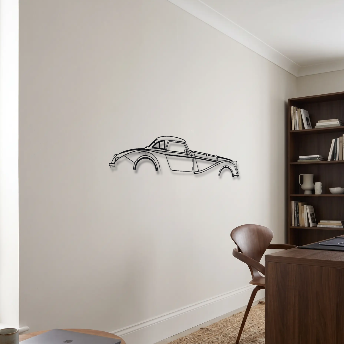 Morgan Supersport metal wall art room scene