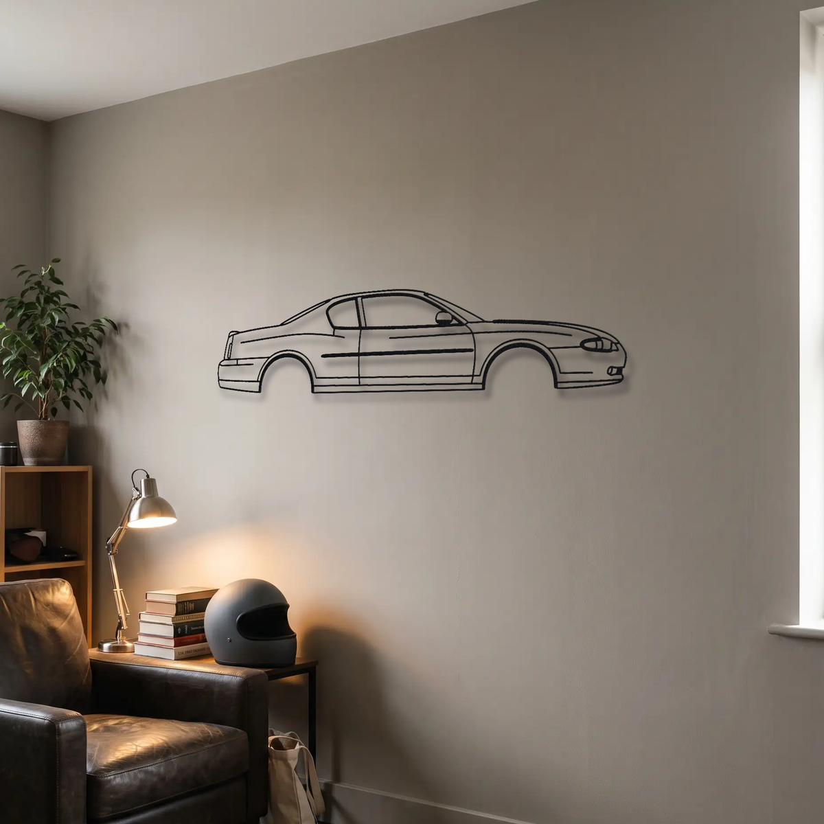 2000-2007 Chevrolet Monte Carlo SS metal wall art room scene