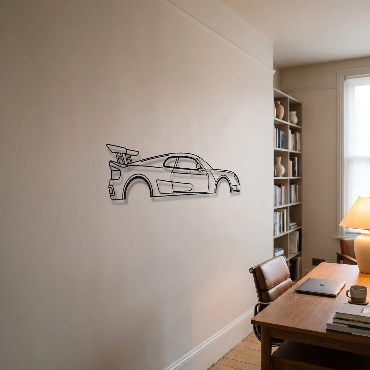 Noble M400 metal wall art room scene