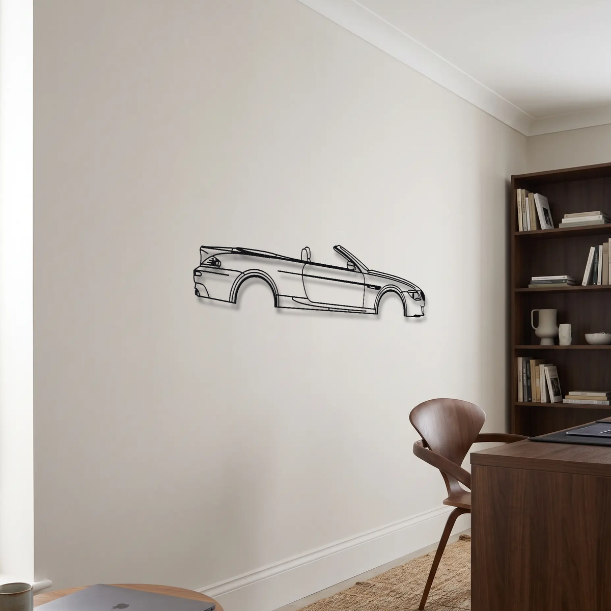 BMW M6 Convertible E64 metal wall art room scene