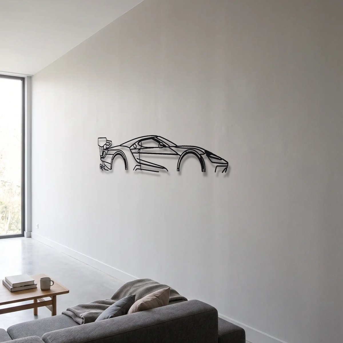 2019 Ford GT Mk II metal wall art room scene