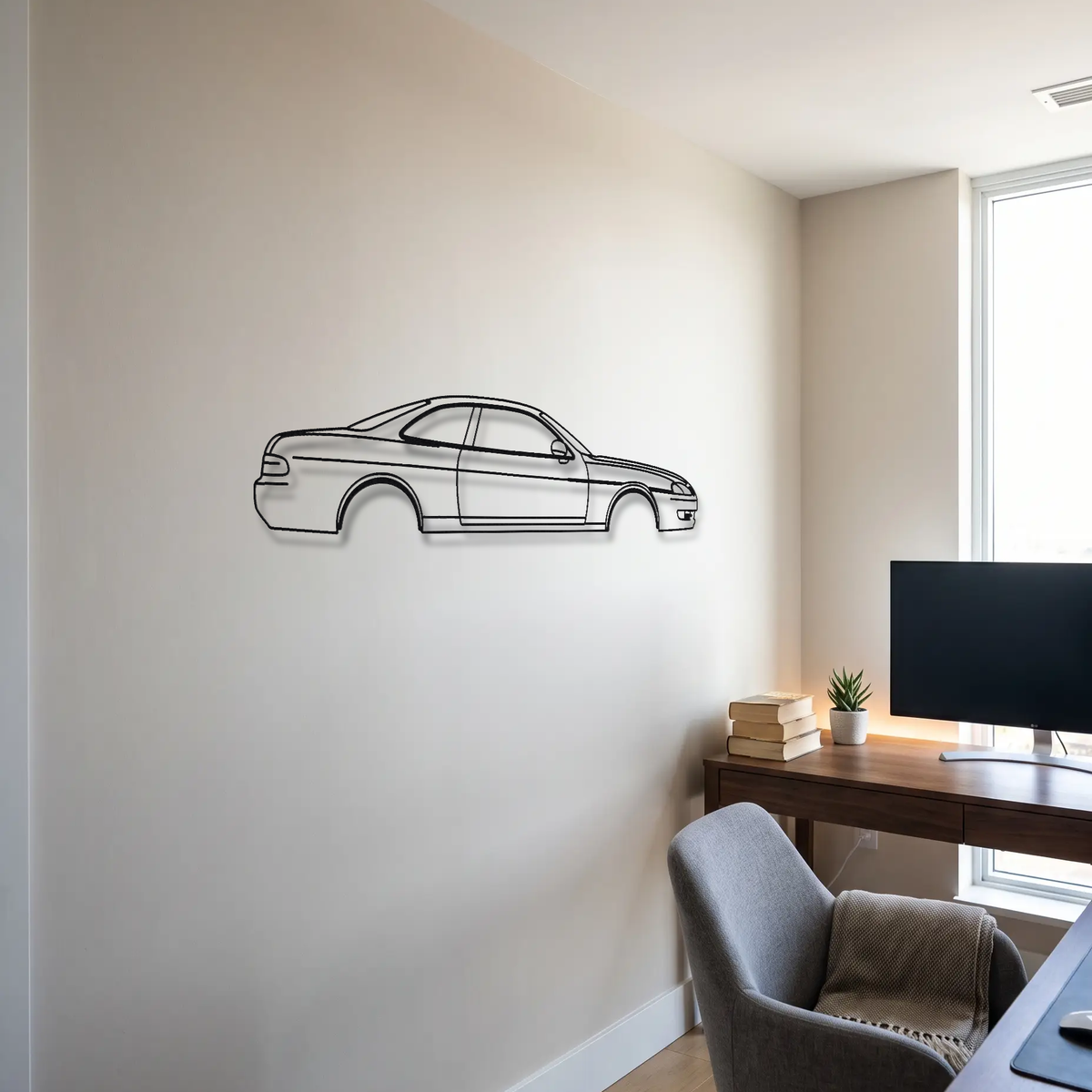 Lexus SC300 / SC400 Z30 metal wall art room scene