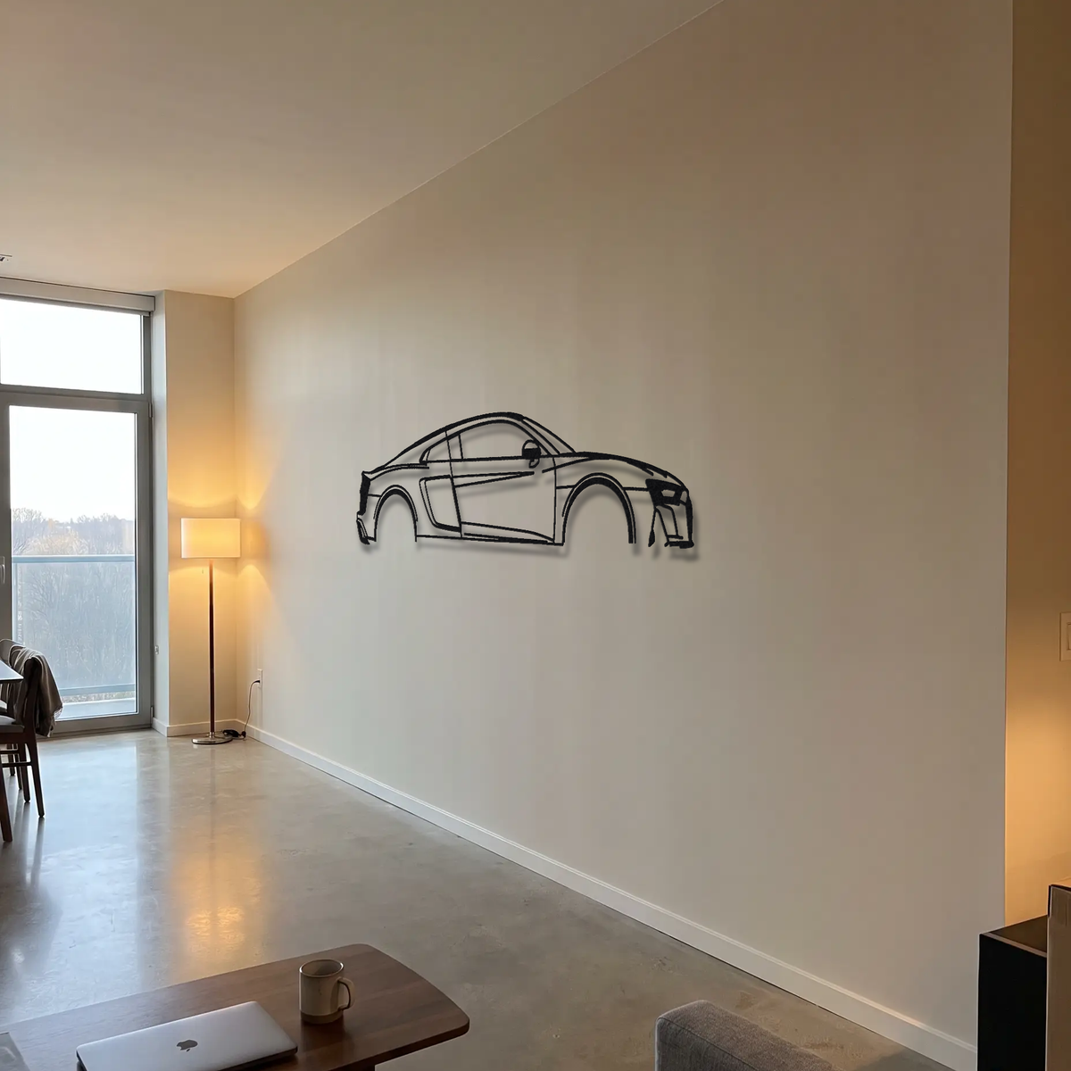 2023 Audi R8 GT RWD Gen 2 Type 4S metal wall art room scene