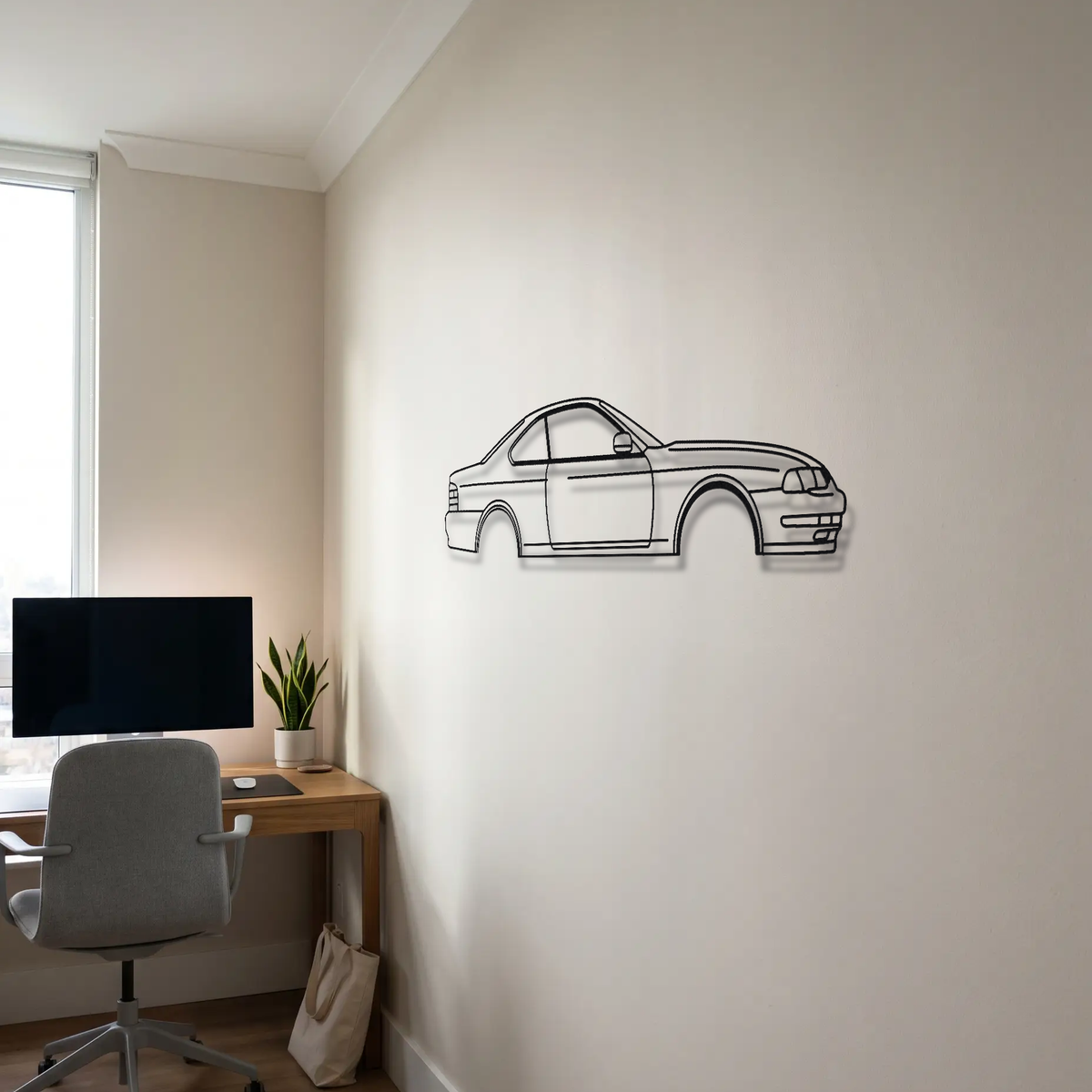 Honda Prelude BB1/BB4 Gen 4 metal wall art room scene
