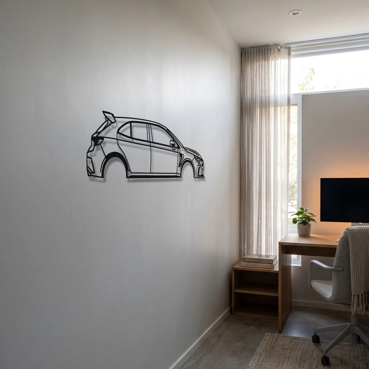 2023 Toyota GR Corolla Morizo Edition metal wall art room scene
