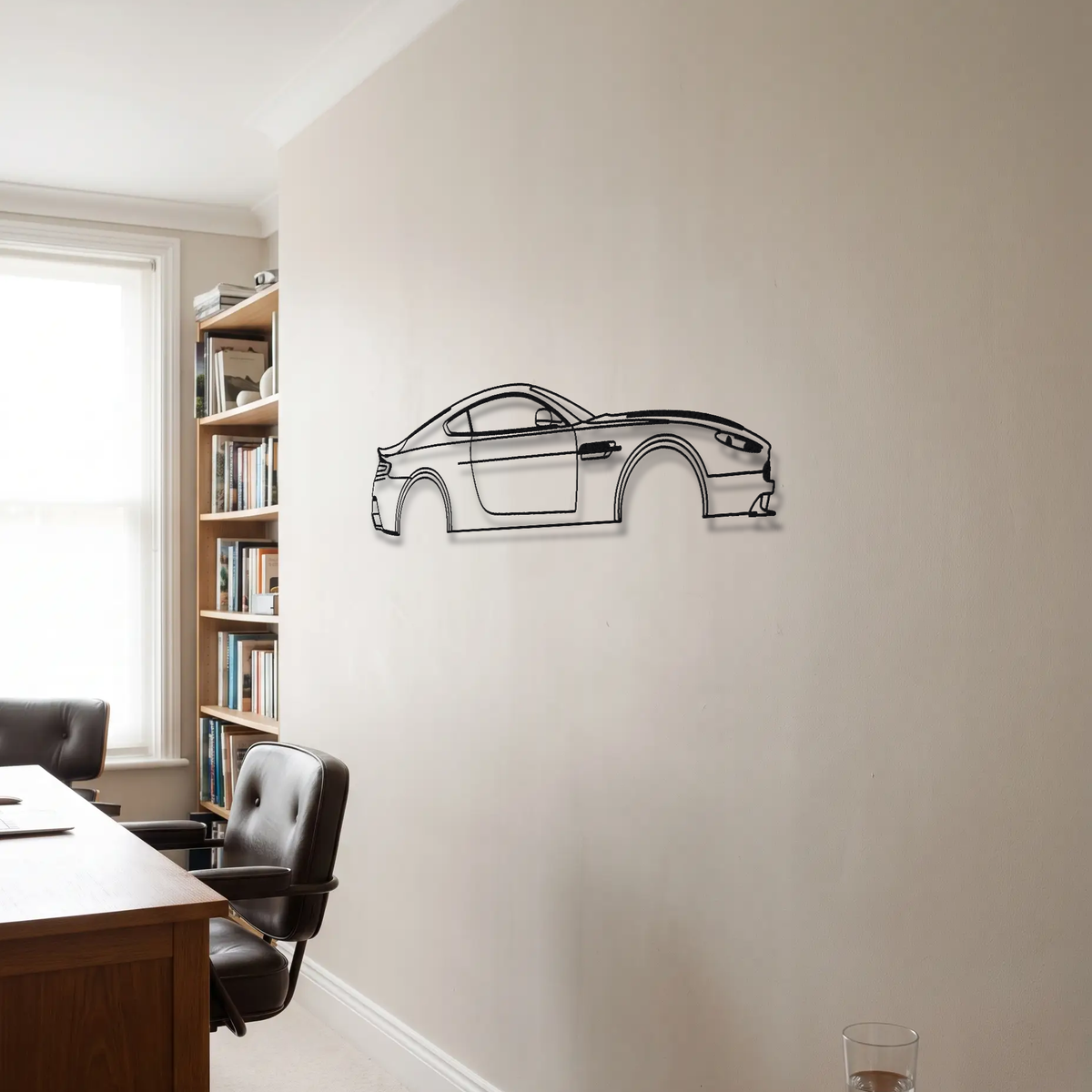 2009-2013 Aston Martin V12 Vantage metal wall art room scene