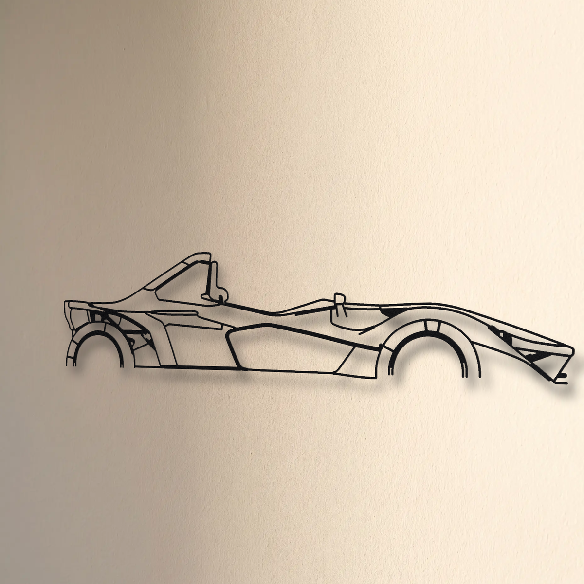 BAC Mono R floating mount drop-shadow detail