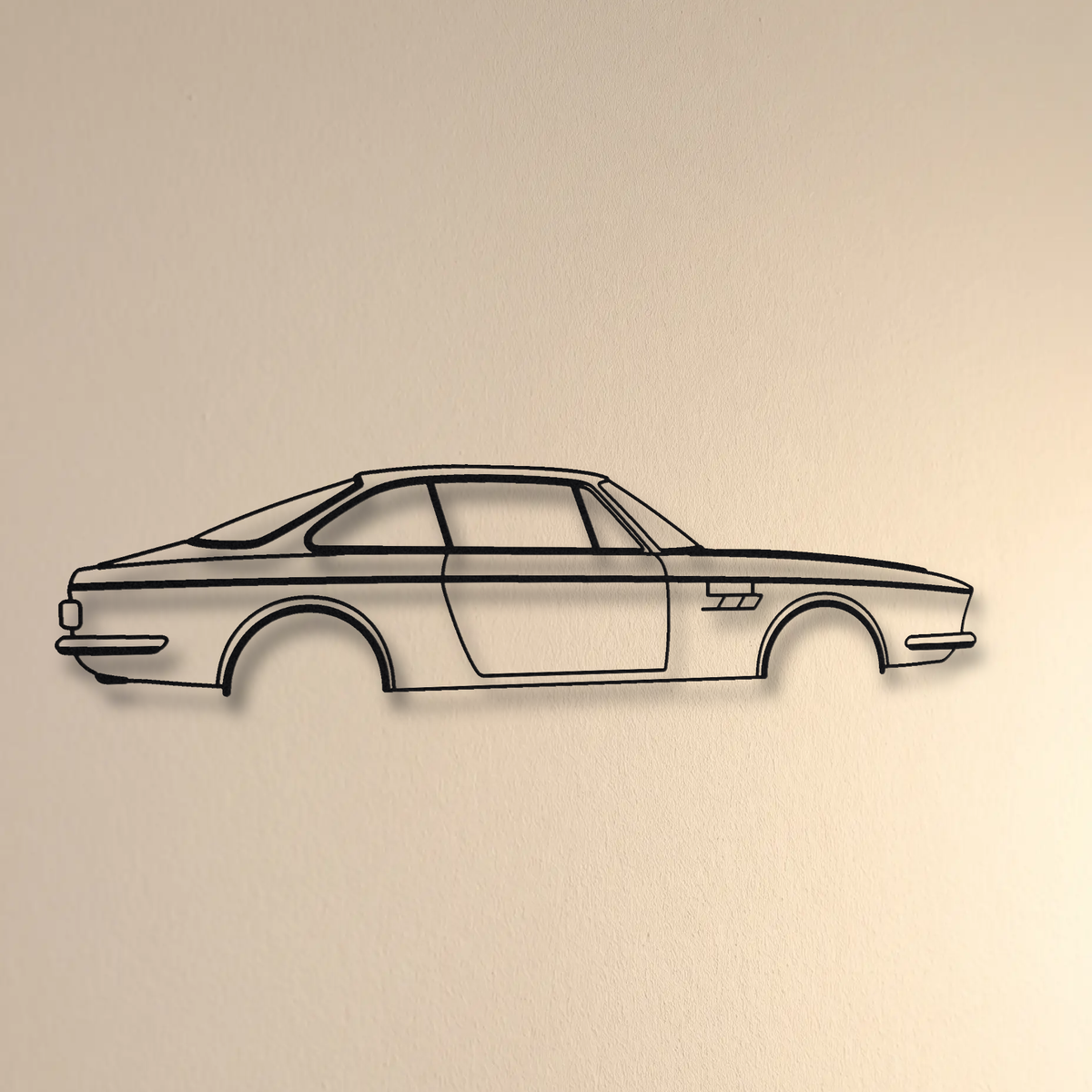 Lamborghini Islero floating mount drop-shadow detail