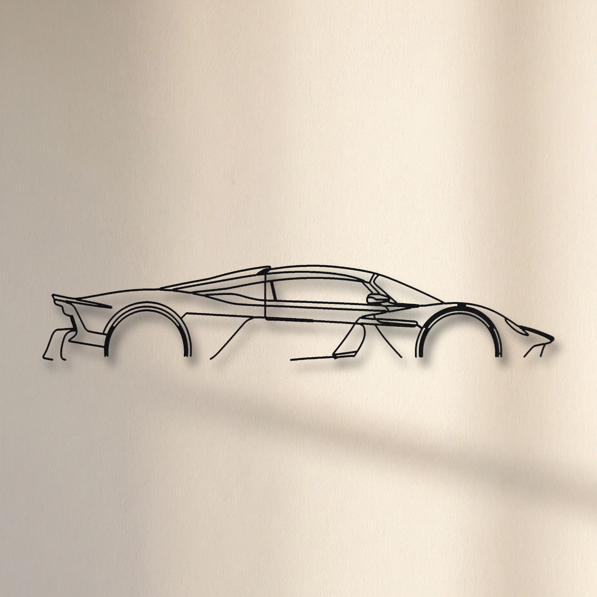 Aston Martin Valkyrie floating mount drop-shadow detail