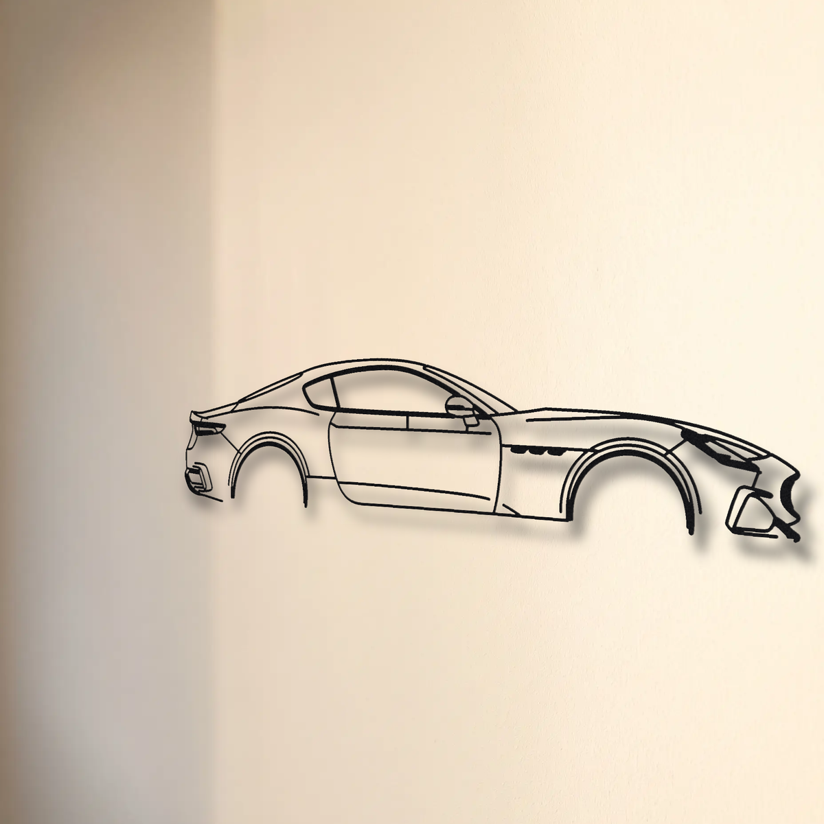 Maserati GranTurismo Trofeo Gen 2 floating mount drop-shadow detail