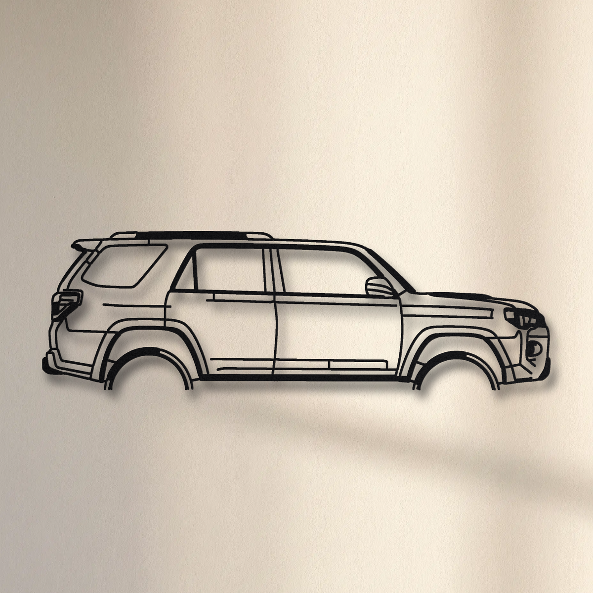 2015- Toyota 4Runner TRD Pro N280/N300 floating mount drop-shadow detail
