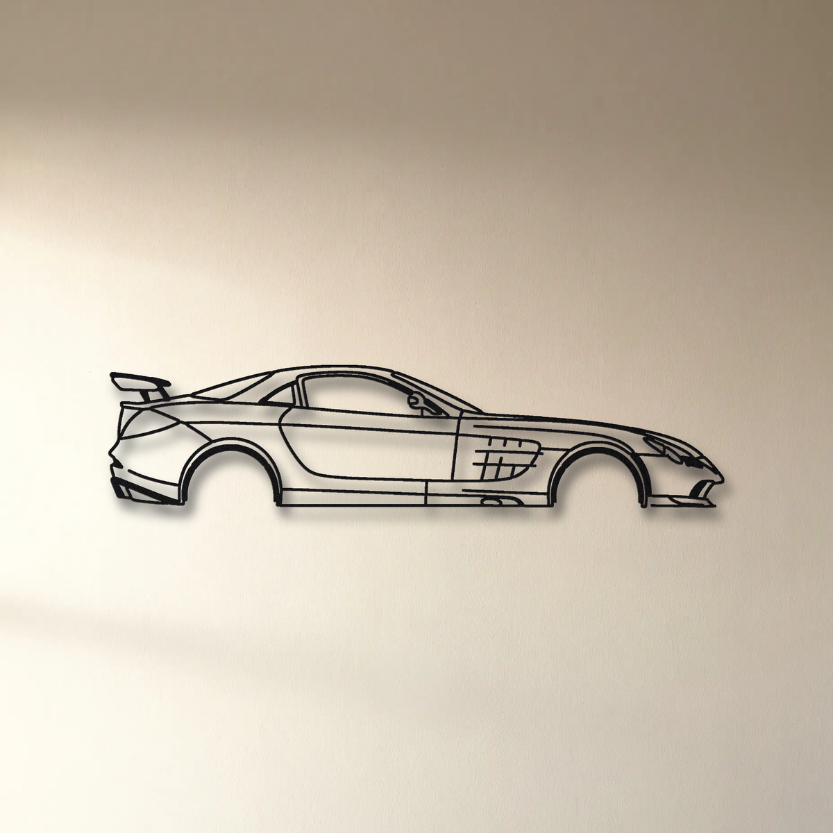 2006-07 Mercedes-Benz SLR McLaren 722 Edition C199 floating mount drop-shadow detail