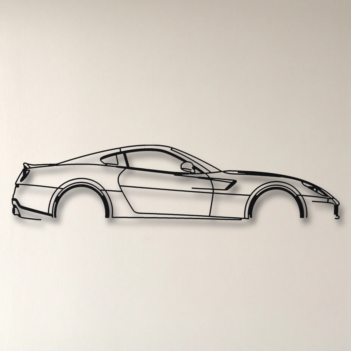 Ferrari 599 GTO floating mount drop-shadow detail