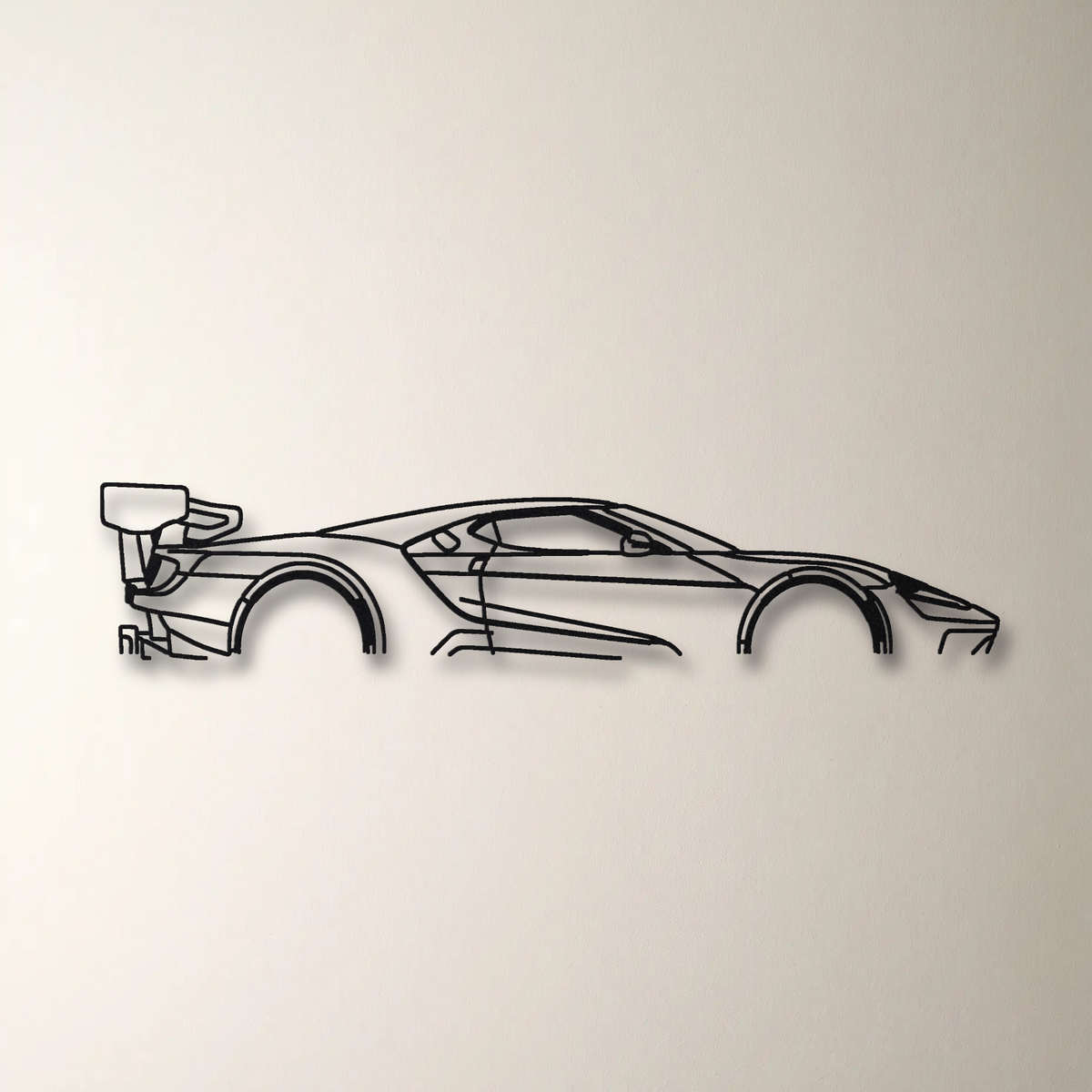 2019 Ford GT Mk II floating mount drop-shadow detail