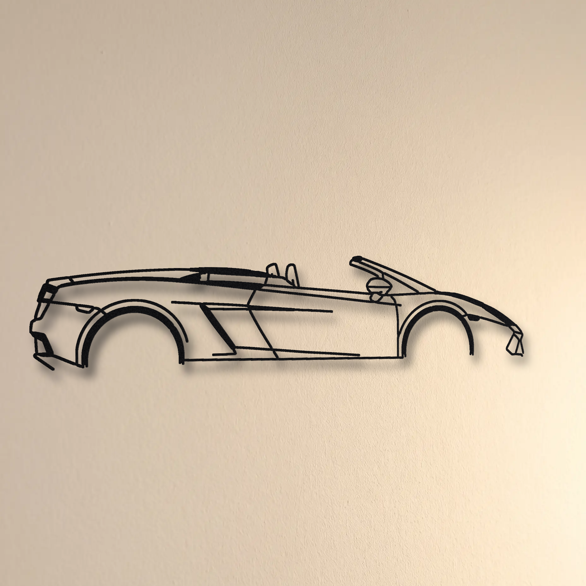 2012-13 Lamborghini Gallardo LP550-2 Spyder floating mount drop-shadow detail