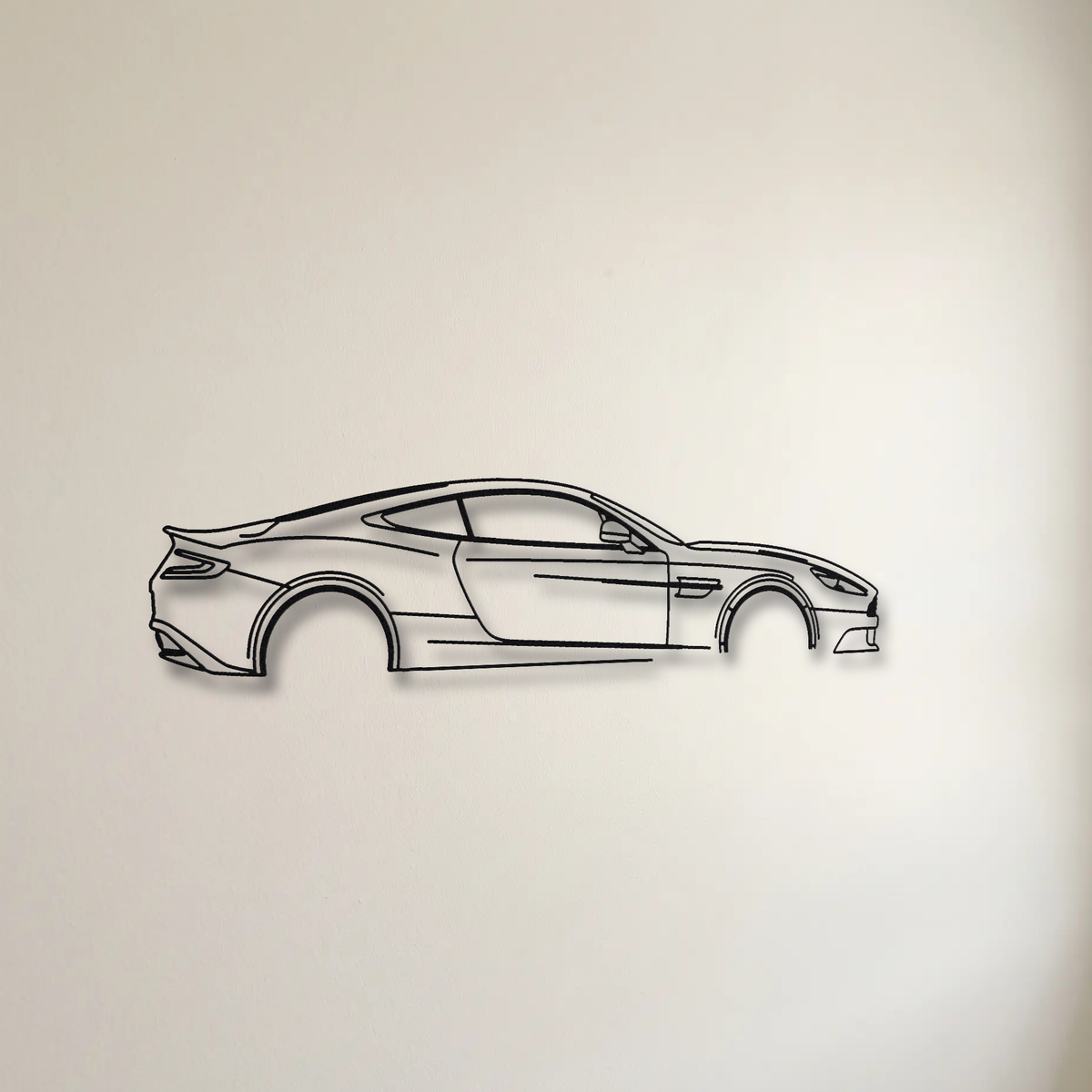 Aston Martin Vanquish Gen 2 floating mount drop-shadow detail