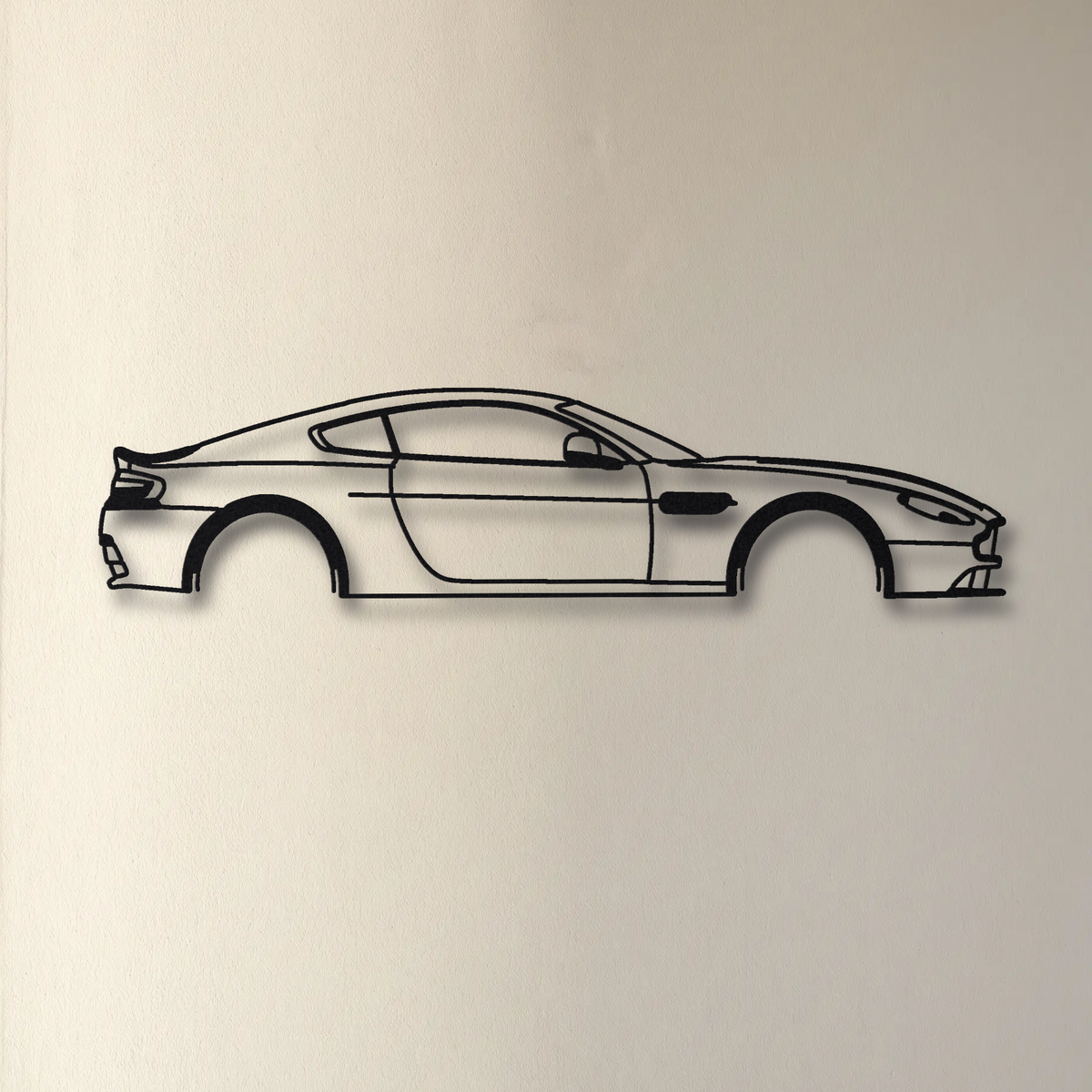 2014-16 Aston Martin V8 Vantage N430 floating mount drop-shadow detail